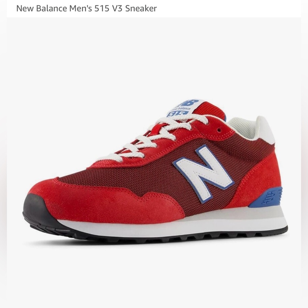 New Balance Men's Red Sneakers
